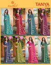 Tanya Vol 1 By Kashvi Dull Moss Viscose Daily Wear Saree Suppliers In India
